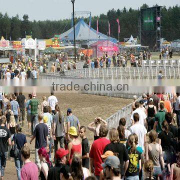 hot dipped galvanized crowd control barrier aluminum road barriers