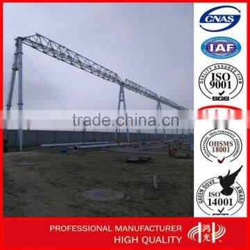 Anti-rust Electric Substation Steel Structures 16m Once Forming Without Joint