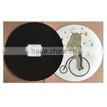 round carton EVA Mouse Pad for sales promotion or advertising