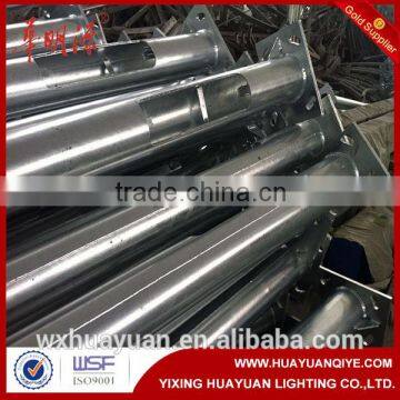 Steel road street galvanized pole for lighting