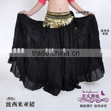 black bohimia belly dance skirt