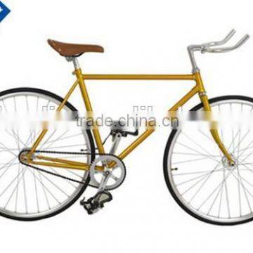 colorful women's 700C hi-ten steel single speed road bike