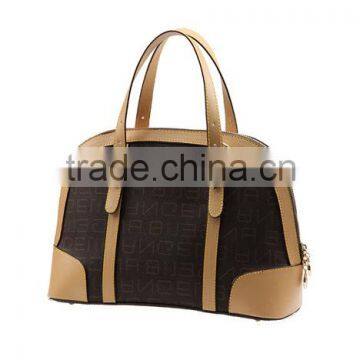 2015 Latest Lady Leisure Shell PVC Handle Bag With Letter and Cam Rivet photo-2