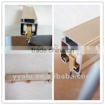 Hot sell 6063 T5 aluminum curtain rail profile