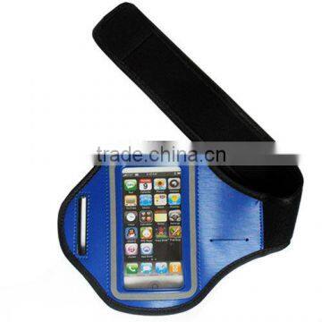 Wholesale custom sport armbag for running /comfortable sport gym armband with reflective border/logo printing