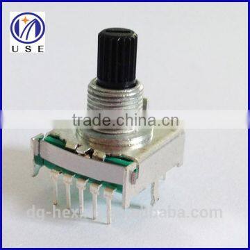 D shape plastic shaft rotary 4 position switch