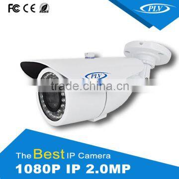 High quality onvif bullet outdoor ip camera 1080p hd cctv h.264 weatherproof zoom lens wecam