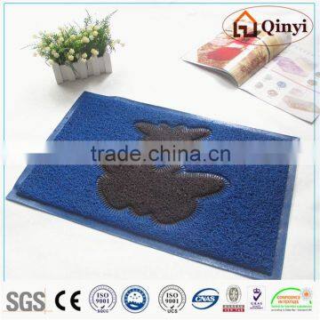Anti-slip great elasticity PVC toilet mat,furnishing products/pvc floor mat - qinyi