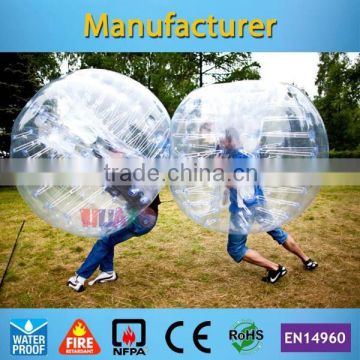 Low prices human body bubble ball inflatable bumper ball for adult