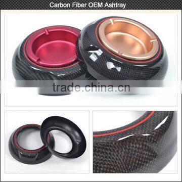 2016 new arrival removable custom ashtray , custom cigar ashtray with carbon fiber