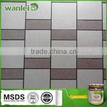 Granite effect water-basic external wall coating