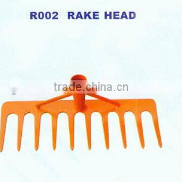 Painted garden leaf rake heads silver garden head planter wooden garden planter