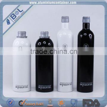 premium cylinder vodka bottle,750ml Premium aluminum Vodka bottles Vodka aluminum bottles