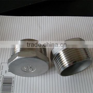 stainless steel hexagon plug 1 inch