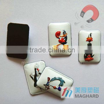 3D Pop-up fridge magnet character embossed magnet