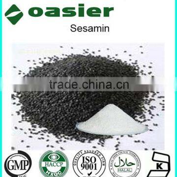 GMP/HACCP/ISO/KOSHER sesamin supplement black sesame extract