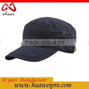 Pure Color Simple Trendy and Retro Military Army Cap Unisex Bulk Military Hat photo-5