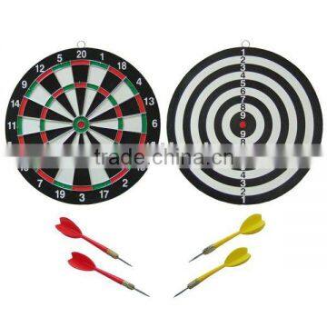 12'' double-sided paper dartboard