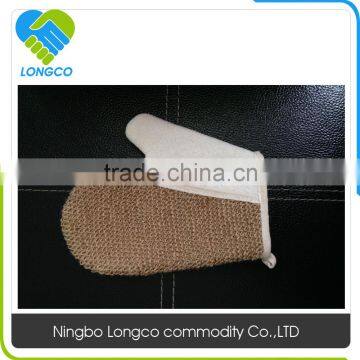 100% Natural sisal bath exfoliating scrubber glove