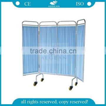 AG-SC003 Multifunction folding medical bedside curtain hospital screen