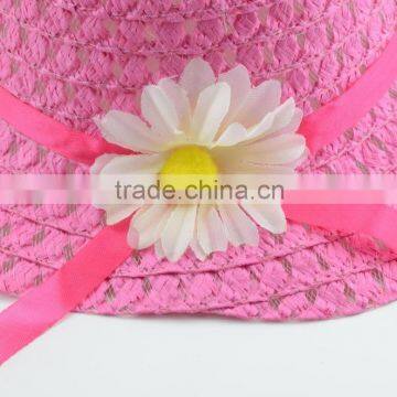 Sunflower Children Straw Hat,Wholesale Crochet Straw Hat For Chirldren photo-6