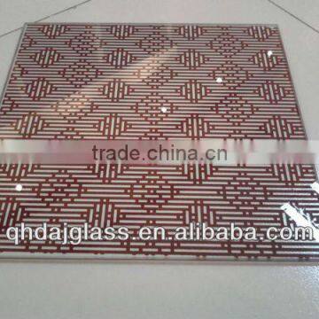 4mm cheap Ceramic silk screen printing insulated glass for sale
