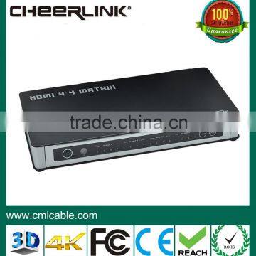 1080p audio video 4x4 4x2 hdmi matrix