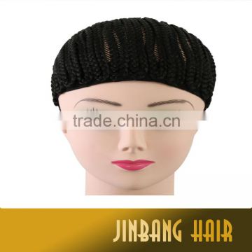 2016 New Premium Cornrows Wig Cap For Makeing Wig Easier Best Selling Products Braided Wig Cap Black Brown Spider Weaving Cap