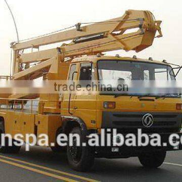 shock price 24M dongfeng hydraulic lift platform truck