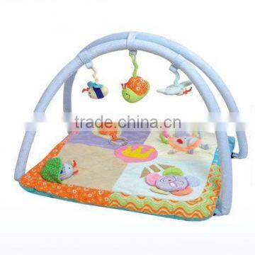 cartoon plush baby playmat