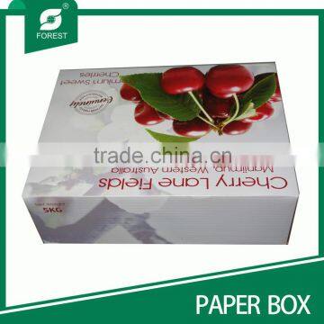 COLORED COVER AND BOTTOM CARTON BOX FOR PREMIUM SWEET CHERRIES photo-3