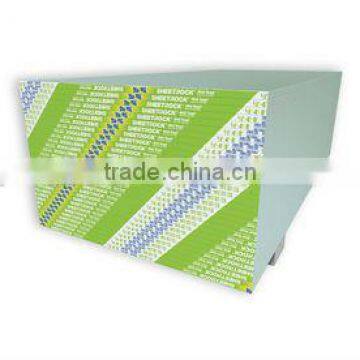 Fire proof gypsum plaster board for partition