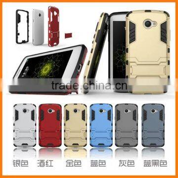 2 in 1 Kickstand Hybrid Armor Iron Man Cell Phone Case For LG K5