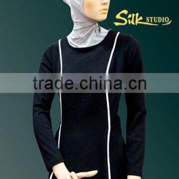 Long Sleeve Jersey Blouse Top photo-5