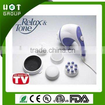 Handheld relax tone body massager as seen on TV