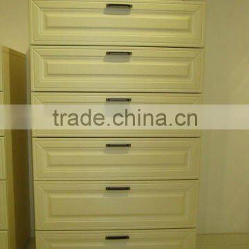 White modern wooden tallyboy cabinet