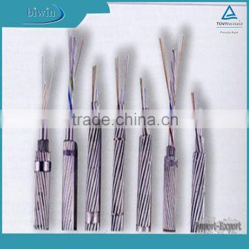 Composite Optical 48 Core G652 G657 Single Mode Fiber Optic Cable Opgw