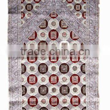 Colorful 100%Chenille Jacquard Woven Muslim Prayer Rug Mat photo-3