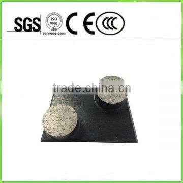 2 Round Segment Floor Polishing Pads for Grinder Diamond Metal Bond Concrete Tools for Marble/Granite/Stone