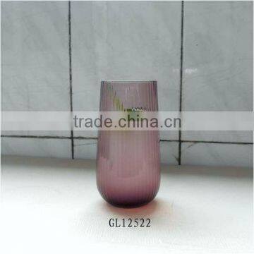 modern light weight purple drinking glass