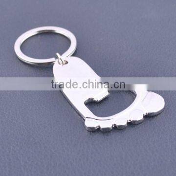 Personalized sole botter opener metal keychain alloy