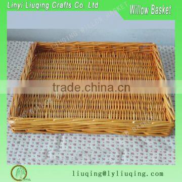 Factory wholesale Rattan Wicker storage basket fruit tray bread basket makeup cosmetics organizer storage box