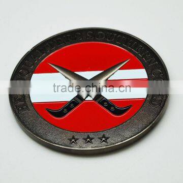 promotional custom black souvenir coin