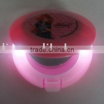 two sides cosmetic mirror with LED light