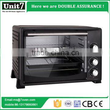 High Quality Black Toaster Oven Rotating Pizza Oven For Sale