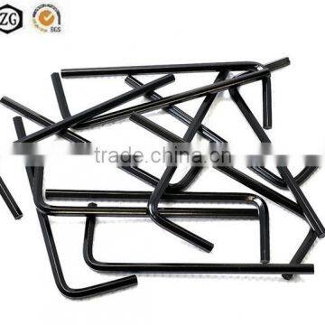 Hex keys carbon steel black zinc L type DIN911 M5