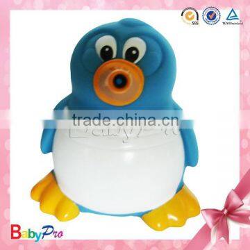 China manufacturer high quality baby products penguin shape lovely design nasal aspirator baby