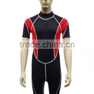 Shorty neoprene diving wetsuit for surfing and diving