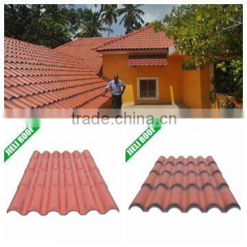 Plastic roofing sheet