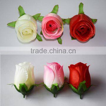 Rose Bud Decorative Synthetic Flowers (Faux Silk) in 30 Colours - Mini Rose Buds